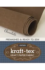 kraft-tex® Vintage Roll, Chocolate Prewashed