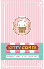 Kitty Cones Ruled Pocket Journal