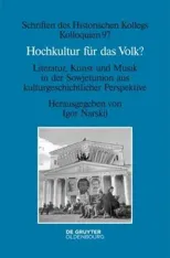 Hochkultur fur das Volk?