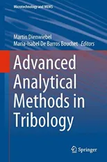 Advanced Analytical Methods in Tribology (2018)