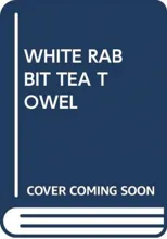 WHITE RABBIT TEA TOWEL