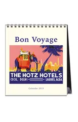 BON VOYAGE VINTAGE HOTEL LABELS 2019 CAL