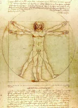 Vitruvian Man Notebook