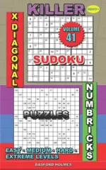 Killer sudoku X diagonal. Numbricks puzzles