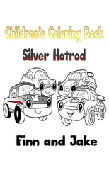 Children's Coloring Book, Silver Hotrod