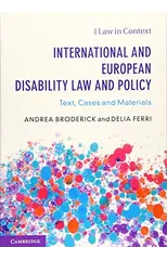 International and European Disability Law and Policy