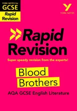 York Notes RAPID AQA GCSE (Revision Guide) Blood Brothers - for 2026, 2027 exams