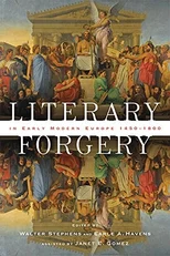 Literary Forgery in Early Modern Europe, 1450–1800