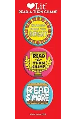 Read-a-thon 3 Badge Set
