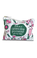 Em & Friends Complicated Relationship Canvas Pouch