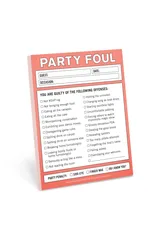 Knock Knock Party Foul Nifty Note