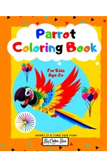 Parrot Coloring Book For Kids