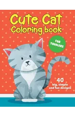 Cute Cat Coloring Book For Toddlers