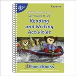 Phonic Books Dandelion Readers Reading and Writing Activities Set 1 Units 11-20