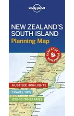 Lonely Planet New Zealand's South Island Planning Map