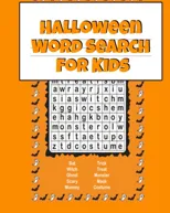 Halloween Word Search For Kids