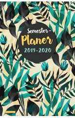 Semesterplaner 2019 2020 Hardcover