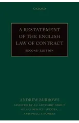 A Restatement of the English Law of Contract