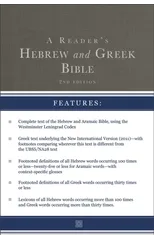 A Reader's Hebrew and Greek Bible