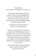 The World According to Physics