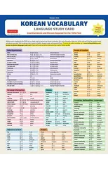 Korean Vocabulary Language Study Card