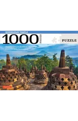Borobudur Temple, Indonesia - 1000 Piece Jigsaw Puzzle