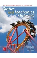 ISE Statics and Mechanics of Materials
