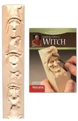 Learn to Carve a Witch Study Stick Kit