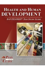 Health and Human Development DANTES/DSST Test Study Guide
