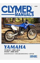 Yamaha TT-R30 and XT250 (2005 - 2018) Clymer Repair Manual