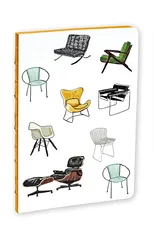 Mid-Century Modern Chairs A5 Notebook