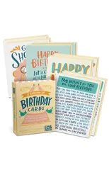 Em & Friends Birthday Cards, Box of 8 Assorted