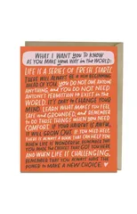 6-Pack Em & Friends Make Your Way in the World Card