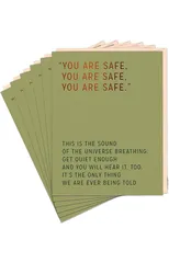 6-Pack Elizabeth Gilbert You Are Safe Card