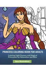 Princess Coloring Book for Adults