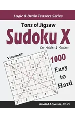 Tons of Jigsaw Sudoku X for Adults & Seniors