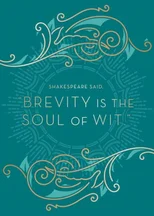 William Shakespeare Brevity Embellished Card
