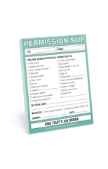 Knock Knock Permission Slip Nifty Note