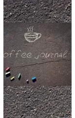 coffee journal Creative blank journal