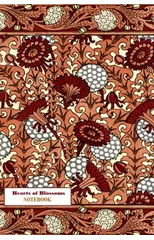 Hearts of Blossoms NOTEBOOK [ruled Notebook/Journal/Diary to write in, 60 sheets, Medium Size (A5) 6x9 inches]