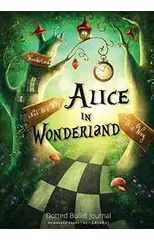 Alice in Wonderland Dotted Bullet Journal