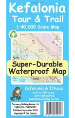 Kefalonia Tour and Trail Map