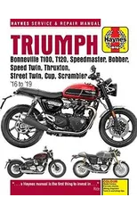 Triumph Bonneville T100, T120, Speedmaster, Bobber, Speed Twin, Thruxton, Street Twin, Cup, Scrambler (16 to 19)