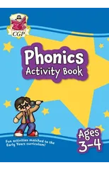 Phonics Activity Book for Ages 3-4 (Preschool)