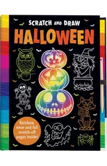 Scratch and Draw Halloween - Scratch Art Activity Book