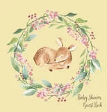 Woodland Baby Shower Guest Book (Hardcover)