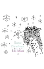 Llama Christmas Colouring Book