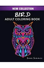 Bird Adult Coloring Book