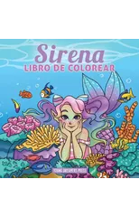 Sirena libro de colorear