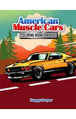 Muscle Cars Coloring Book